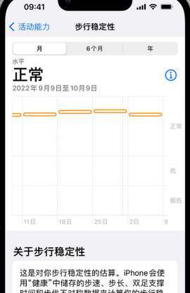 若羌iPhone手机维修如何在iPhone开启'步行稳定性通知'