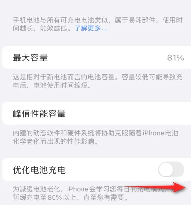 若羌苹果15维修分享iPhone15充电到80%就充不进电了怎么办 